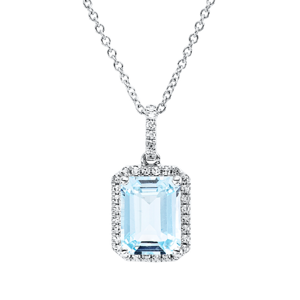 Brogle Classic Kette mit Sky-Topasanhänger