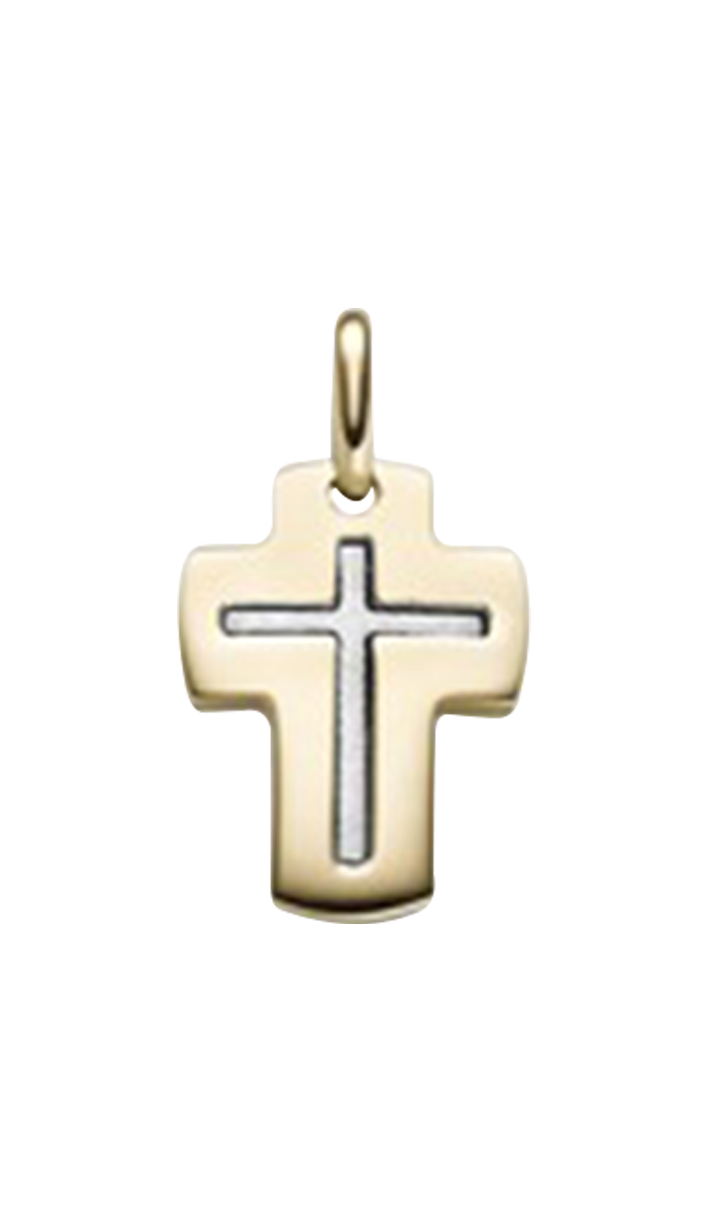 Brogle Classic Bicolor Kreuzanhänger aus Gold Brogle Classic Bicolor Kreuzanhänger aus Gold