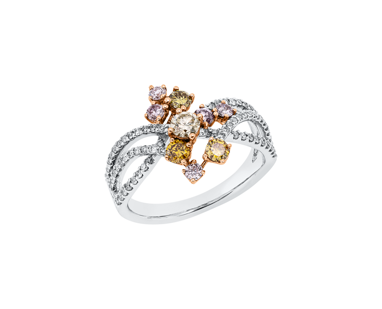 Brogle Selection Bicolor diamond ring Brogle Selection Bicolor diamond ring