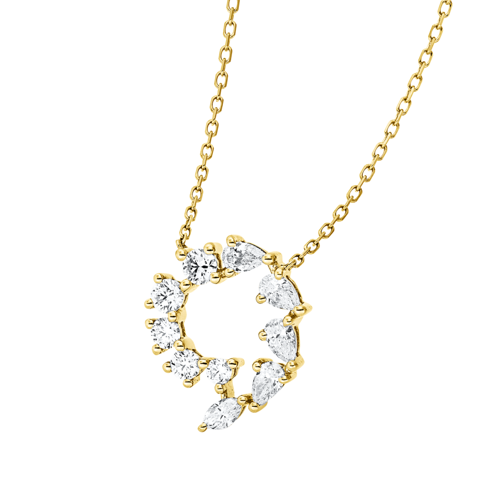Brogle Classic necklace with diamond pendant Brogle Classic necklace with diamond pendant