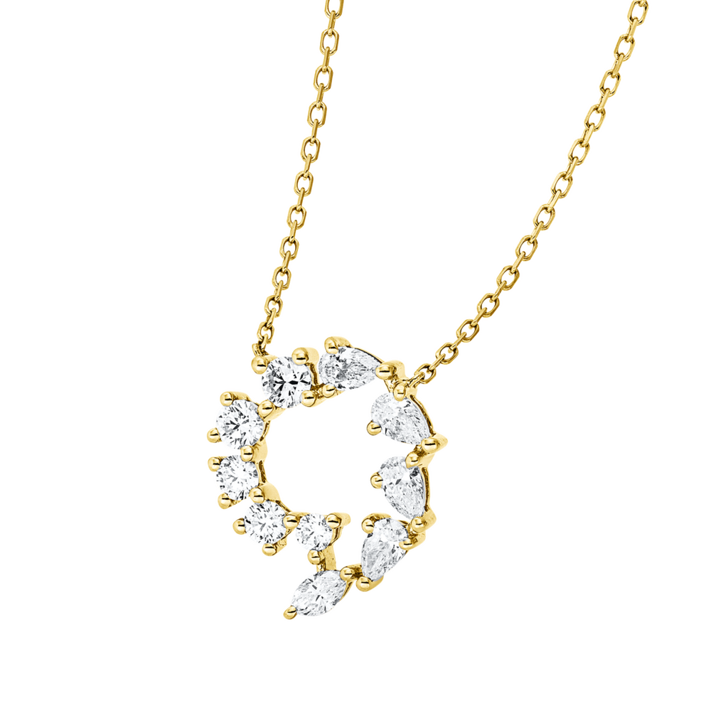 Brogle Classic necklace with diamond pendant Brogle Classic necklace with diamond pendant