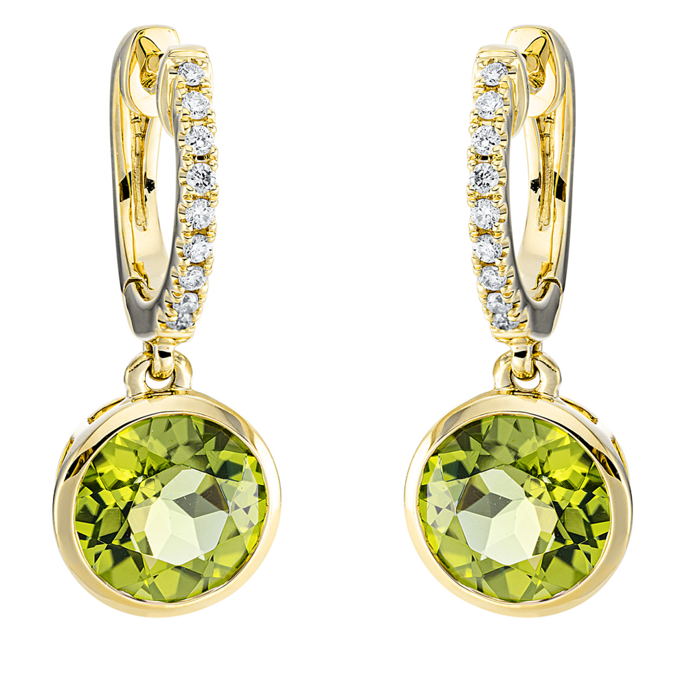 Brogle Selection Felicity earrings with peridots