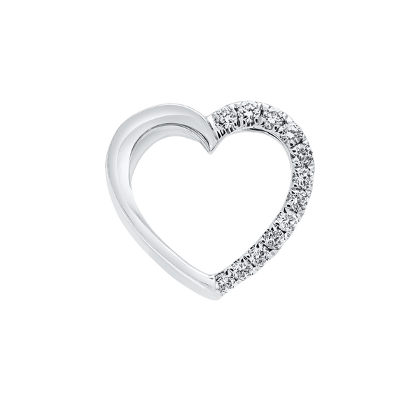 Brogle Classic Herzanhänger mit Diamanten