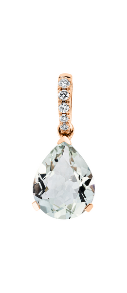 Brogle Classic amethyst pendant