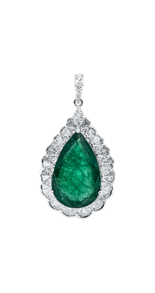 Brogle Selection emerald pendant Brogle Selection emerald pendant