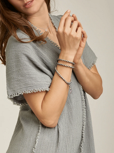 Tamara Comolli India Greywood Plain Bracelet and Necklace