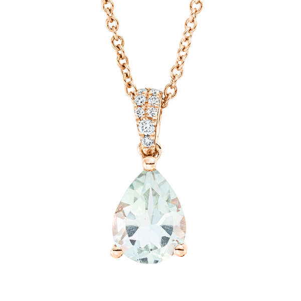 Brogle Classic necklace with amethyst pendant