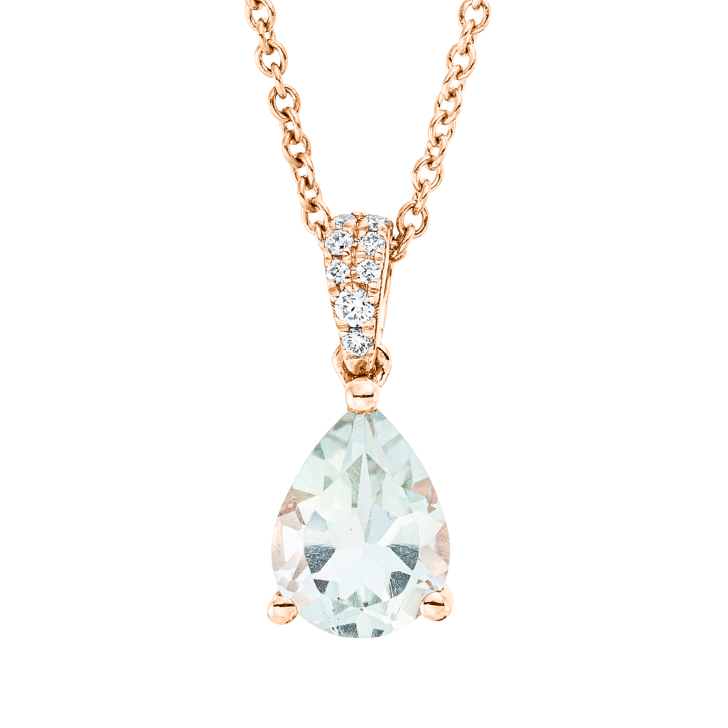 Brogle Classic necklace with amethyst pendant Brogle Classic necklace with amethyst pendant