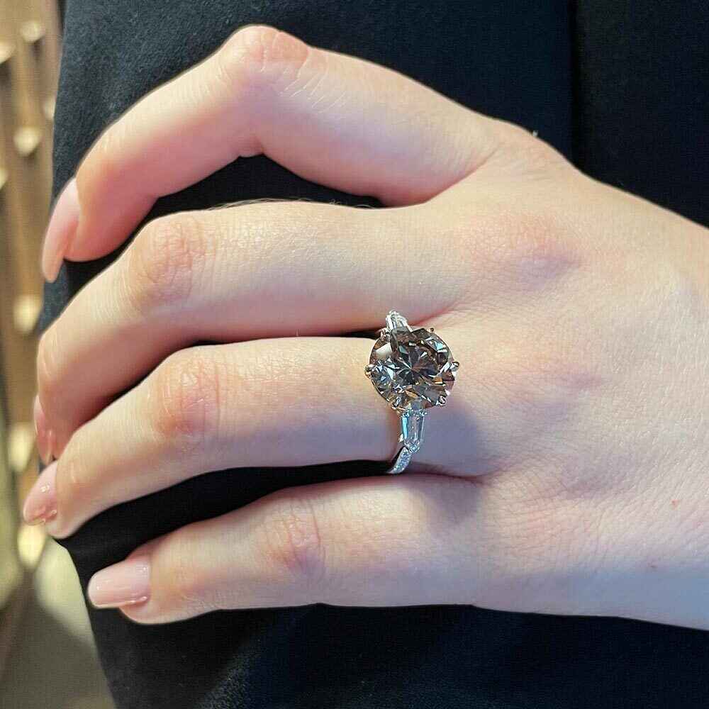 Brogle bicolor solitaire ring Brogle bicolor solitaire ring
