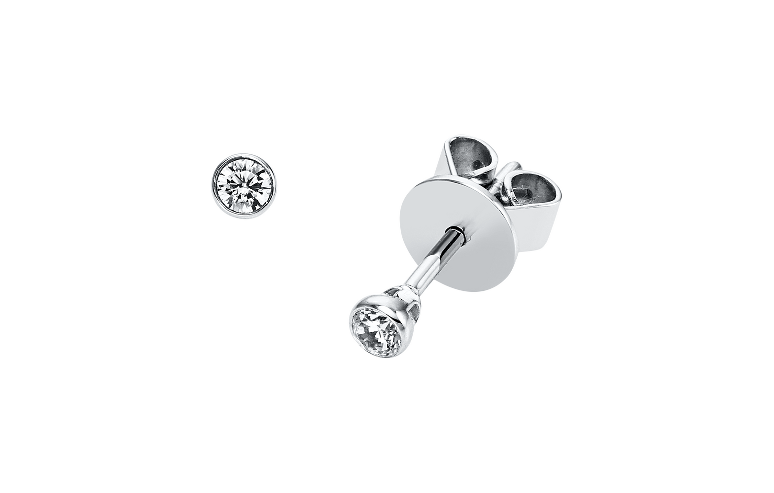 Brogle Selection ear studs Sophie up to 0.25 carat Brogle Selection ear studs Sophie up to...