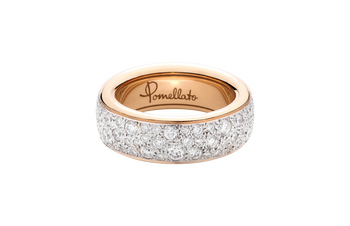 PAC4008 O7WHR DB000 020 Pomellato iconica slim ring rose gold 18kt diamond a9b10e00210fd48ea