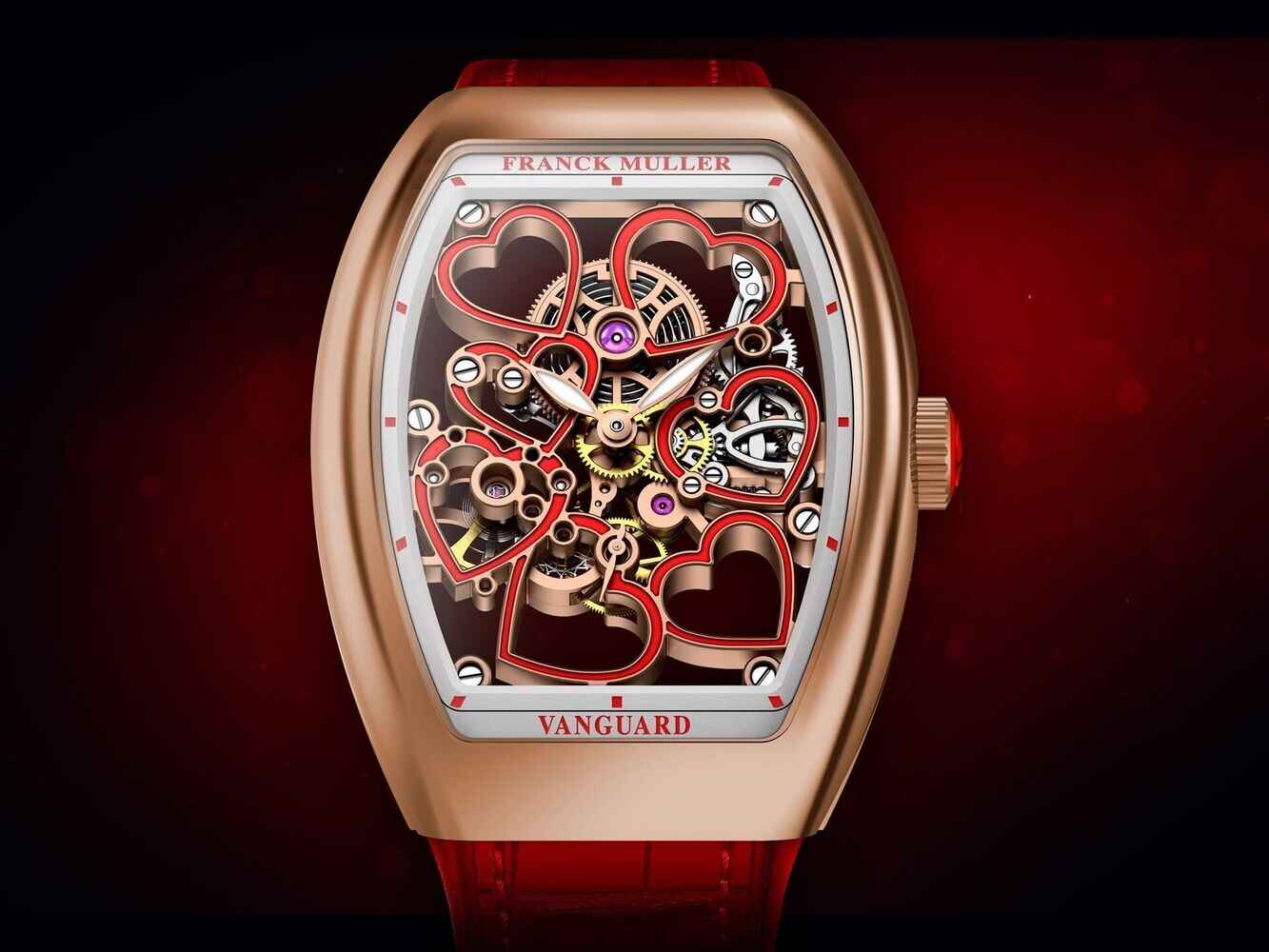 Franck Muller Vanguard Heart Skeleton 42,3 x 32mm Franck Muller Vanguard Heart Skeleton 42,3 x 32mm