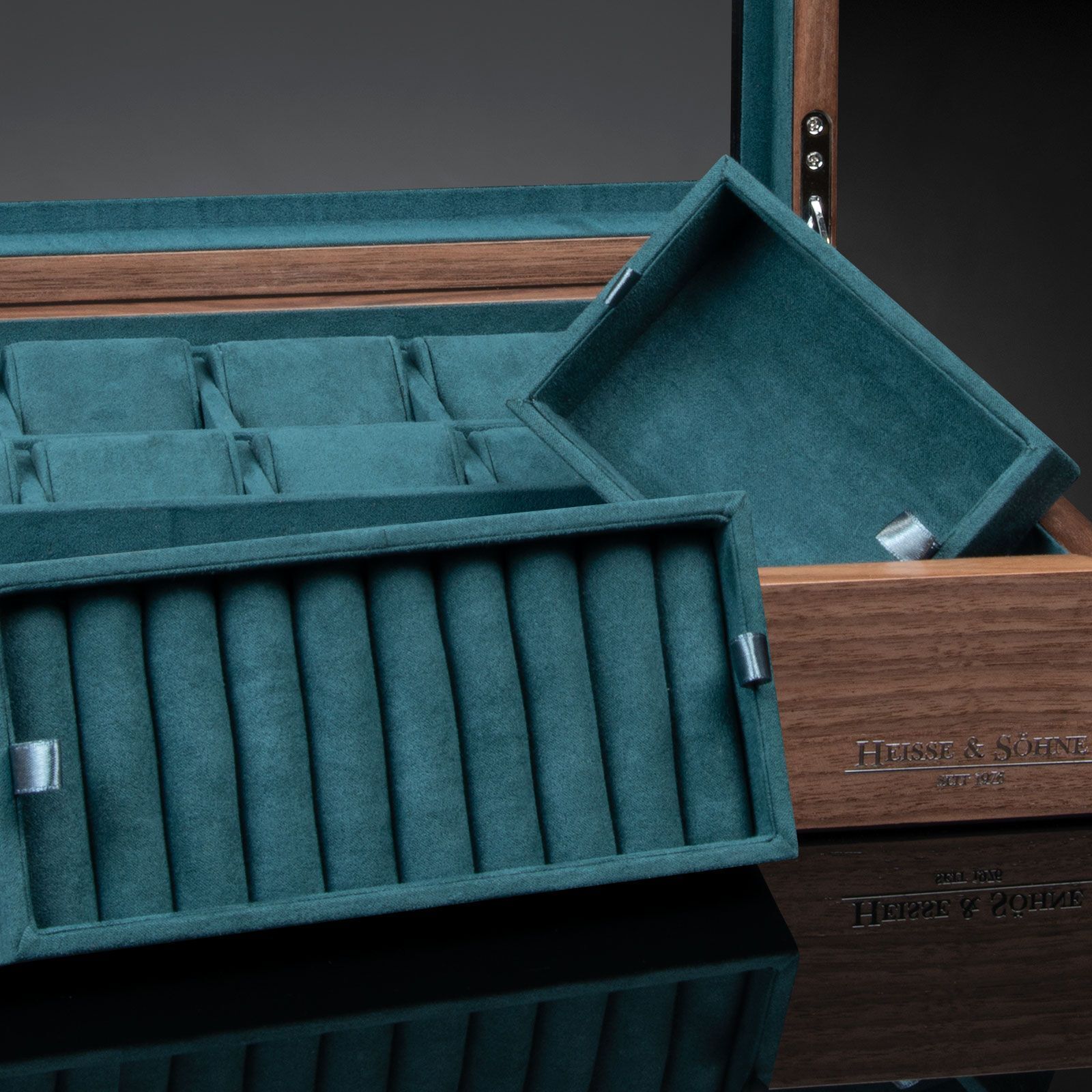 Heisse & Söhne Uhrenbox Borneaux 10+ Heisse & Söhne Uhrenbox Borneaux 10+