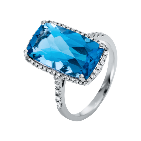 Brogle Selection Felicity blue topaz ring