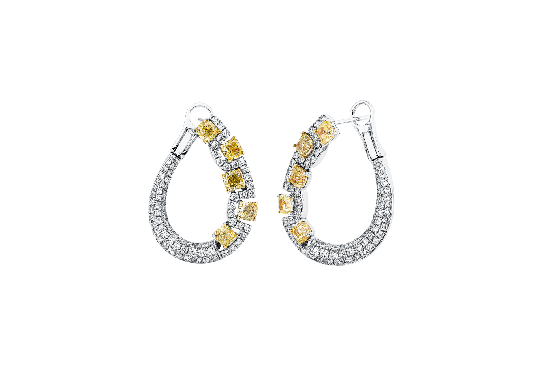 Brogle Selection Bicolor Diamantcreolen