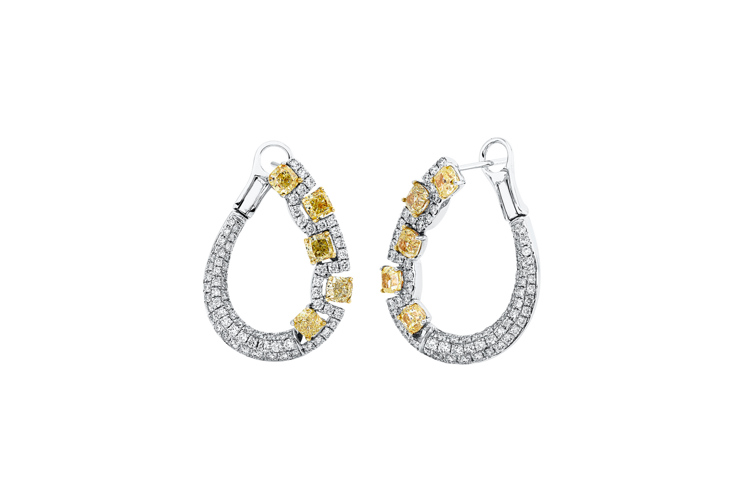 Brogle Selection Bicolor Diamantcreolen