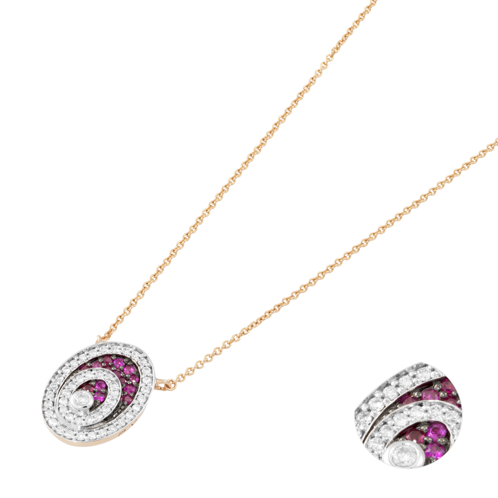 Ponte Vecchio Gioielli Saturno necklace with pendant Ponte Vecchio Gioielli Saturno necklace with pendant