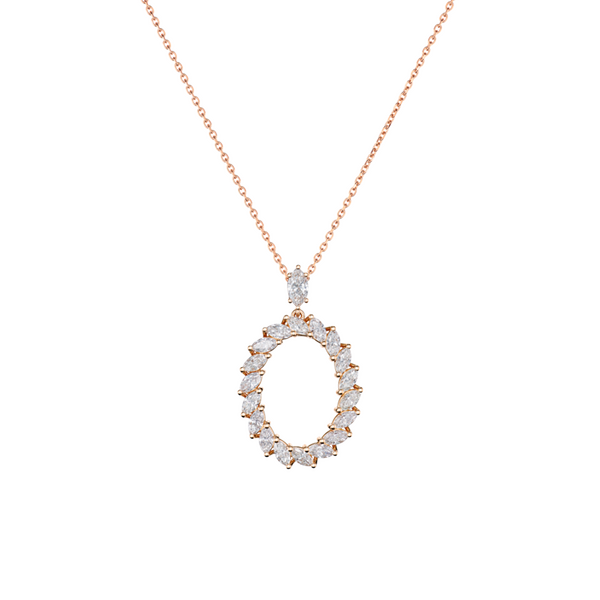 Chopard L'Heure du Diamant Marquise Halskette mit Anhänger