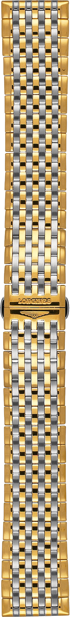 La Grande Classique de Longines bicolour stainless steel bracelet 18/16mm La Grande Classique de Longines bicolour stainless steel bracelet 18/16mm