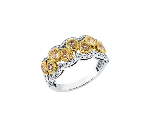 Brogle Selection Bicolor diamond ring