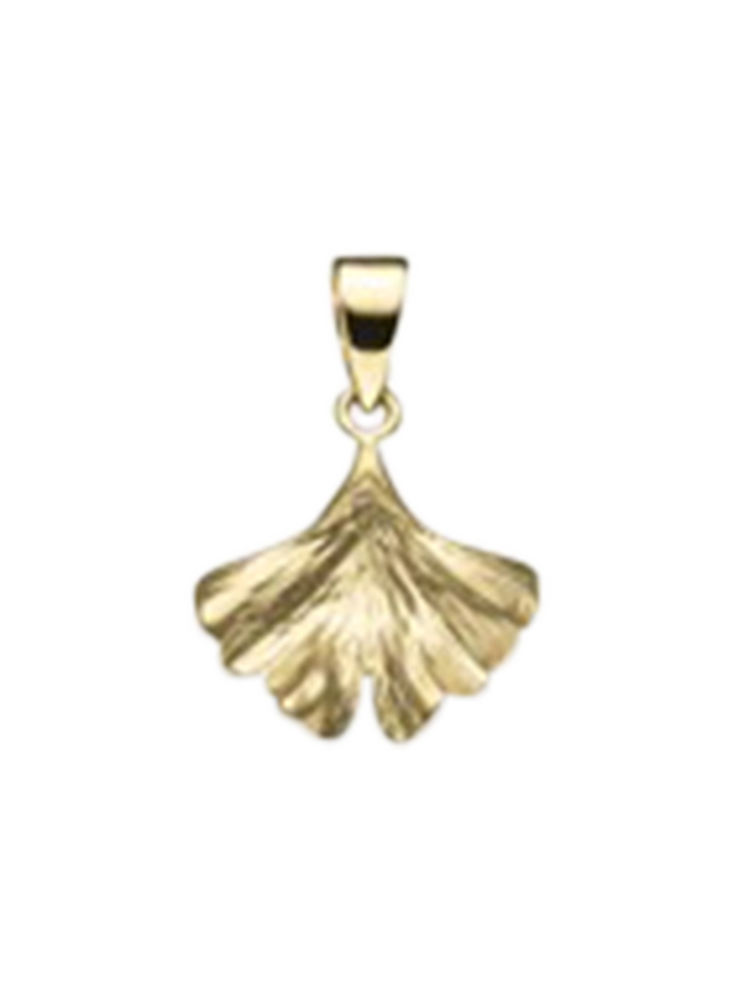 Brogle Classic Ginkgoblattanhänger aus Gold Brogle Classic Ginkgoblattanhänger aus Gold