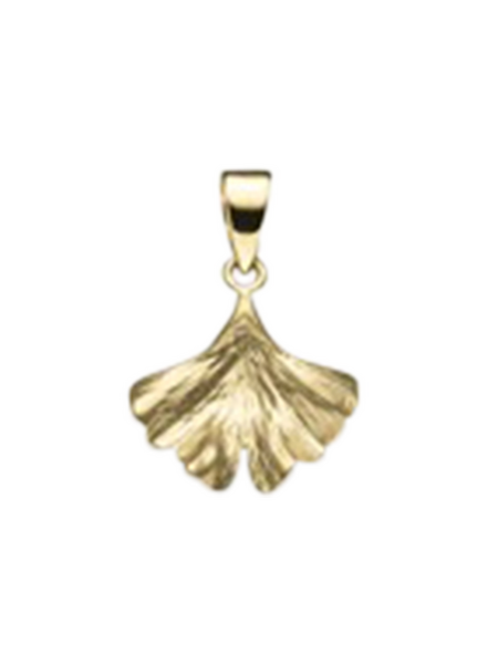 Brogle Classic Ginkgoblattanhänger aus Gold Brogle Classic Ginkgoblattanhänger aus Gold