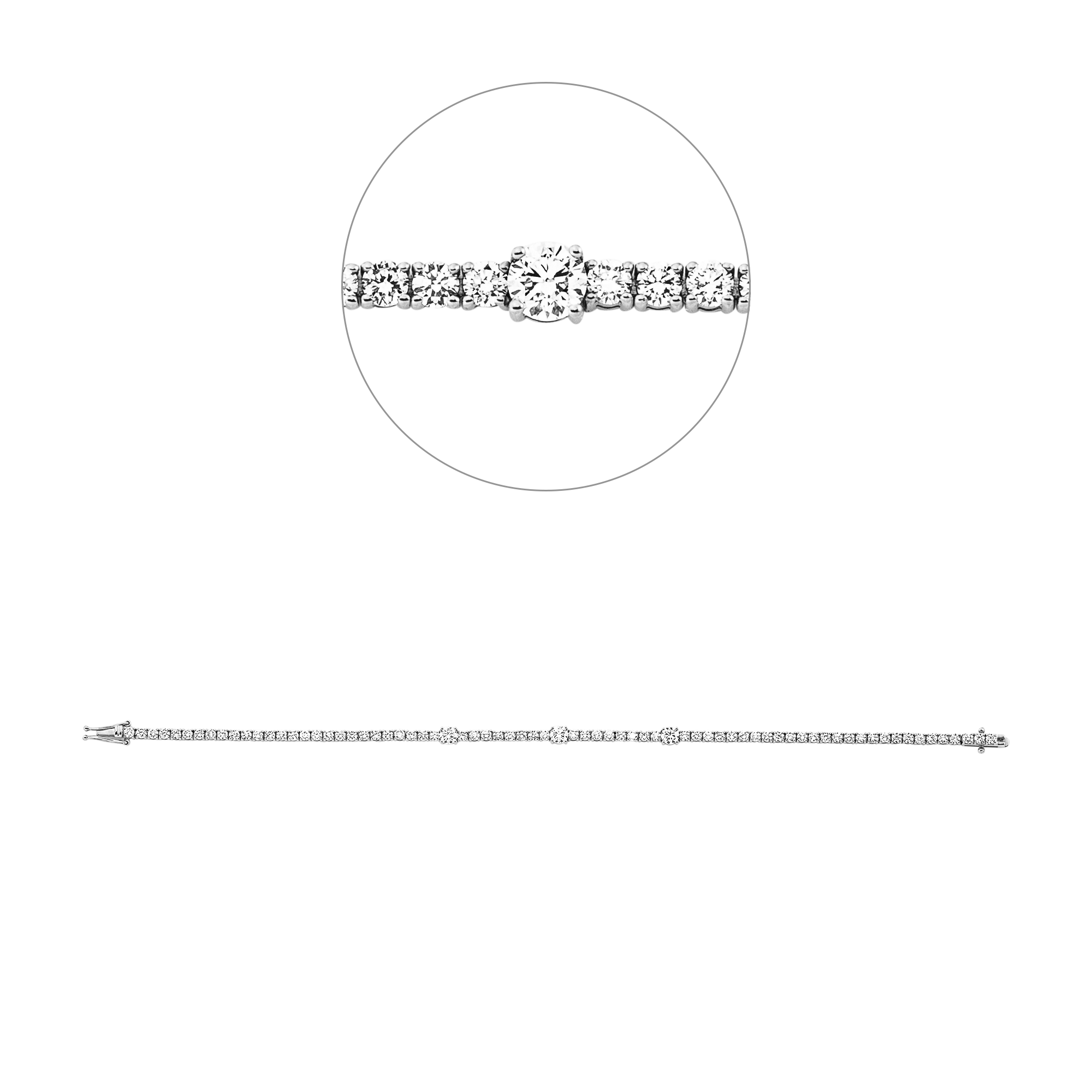 Brogle Selection tennis bracelet Brogle Selection tennis bracelet