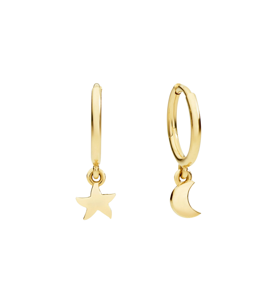 Dodo Moon & Sun hoop earrings Dodo Moon & Sun hoop earrings