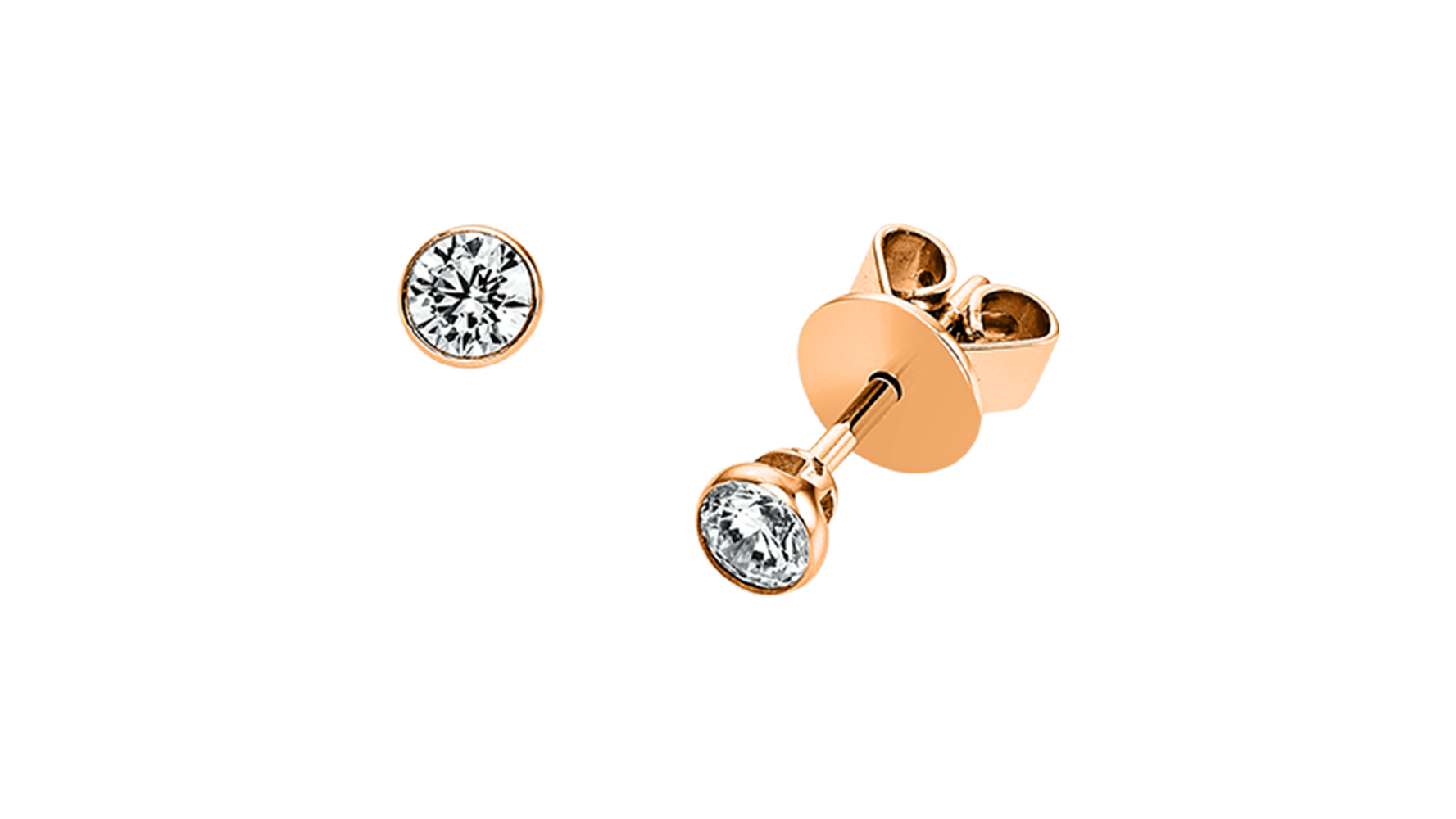 Brogle Selection ear studs Sophie up to 0.25 carat Brogle Selection ear studs Sophie up to...