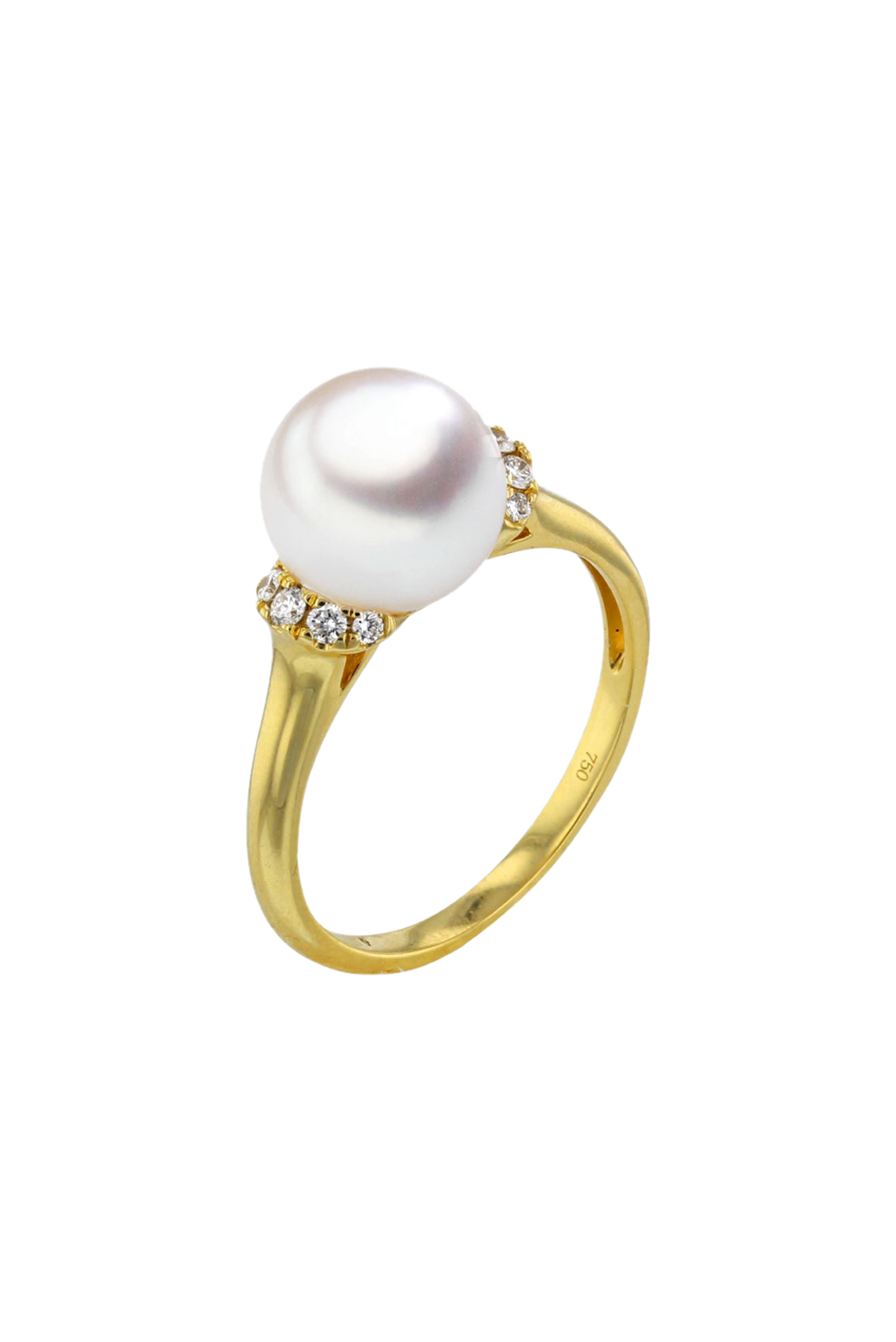 Brogle Classic Akoya pearl ring Brogle Classic Akoya pearl ring