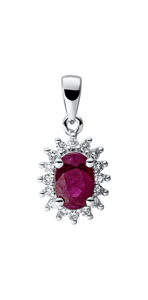 Brogle Classic ruby pendant