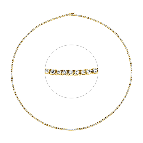 Brogle Selection tennis necklace