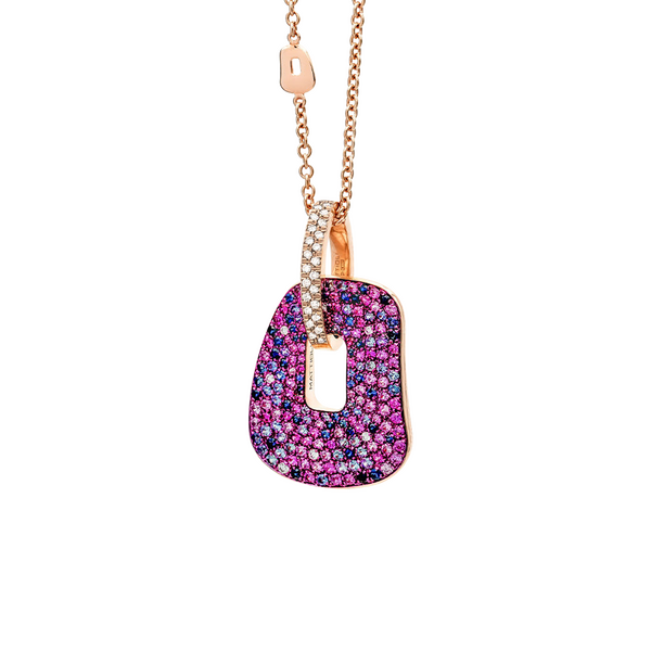 Mattioli Puzzle Unica necklace with pendant, large Mattioli Puzzle Unica necklace with pendant, large