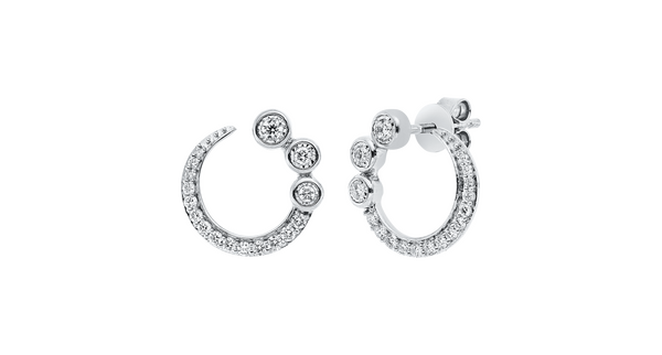 Brogle Classic diamond stud earrings