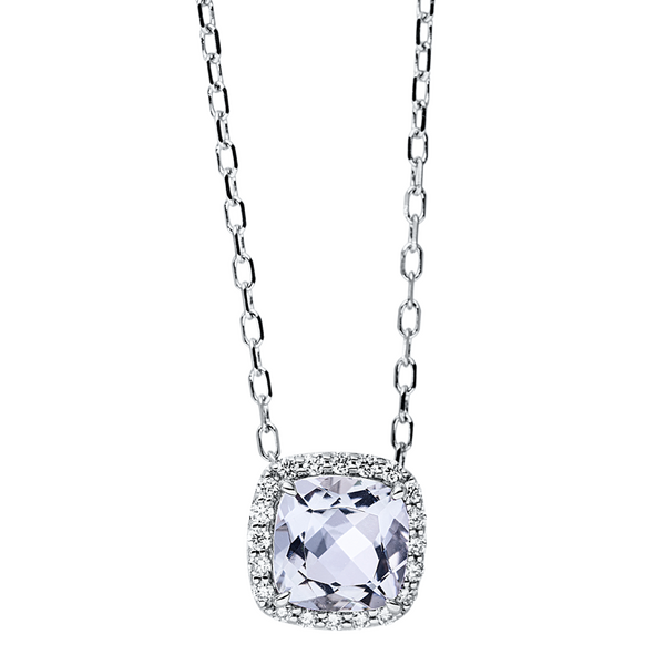 Brogle Classic Kette mit Amethystanhänger