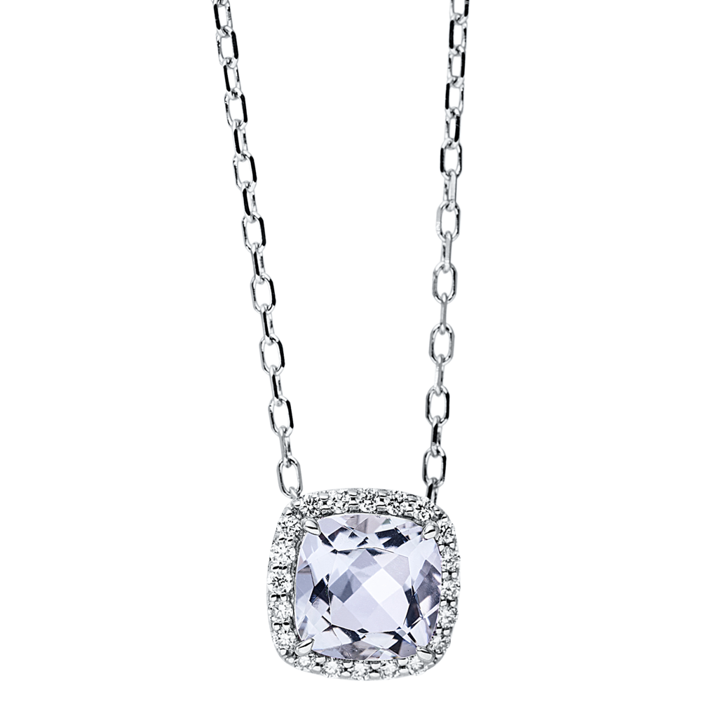 Brogle Classic necklace with amethyst pendant Brogle Classic necklace with amethyst pendant