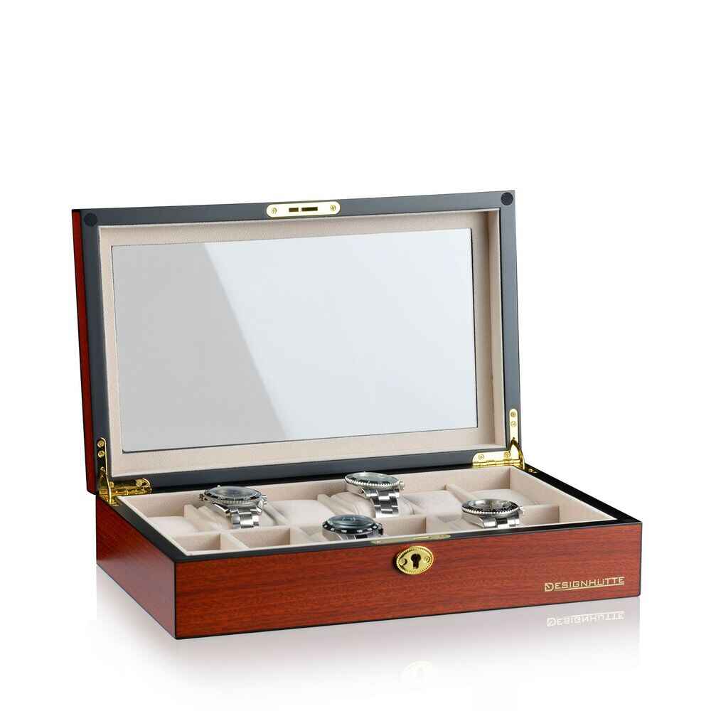 Designhütte Auckland 12 watch box - Cherry Designhütte Auckland 12 watch box - Cherry