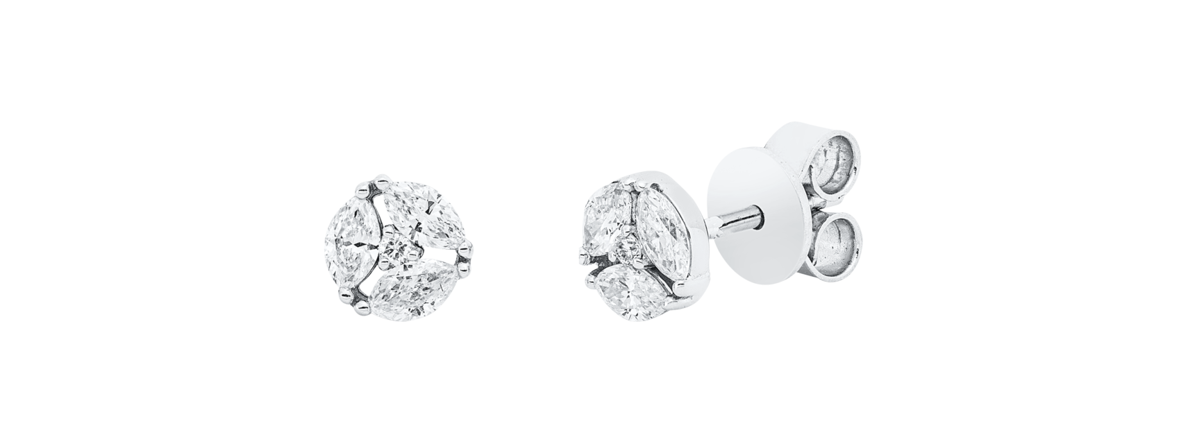 Brogle Classic diamond stud earrings