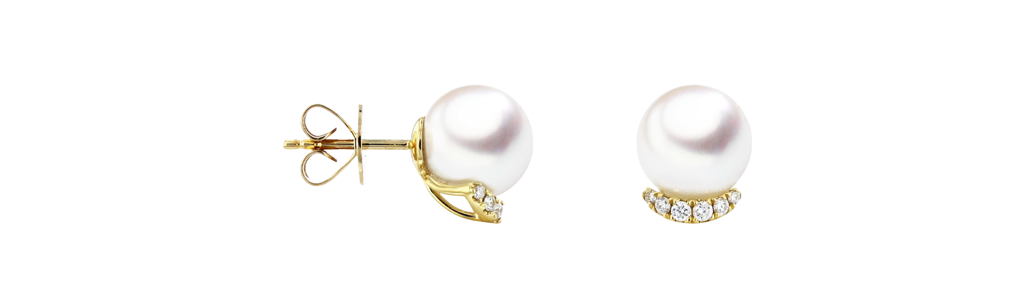 Brogle Classic Akoya pearl stud earrings Brogle Classic Akoya pearl stud earrings
