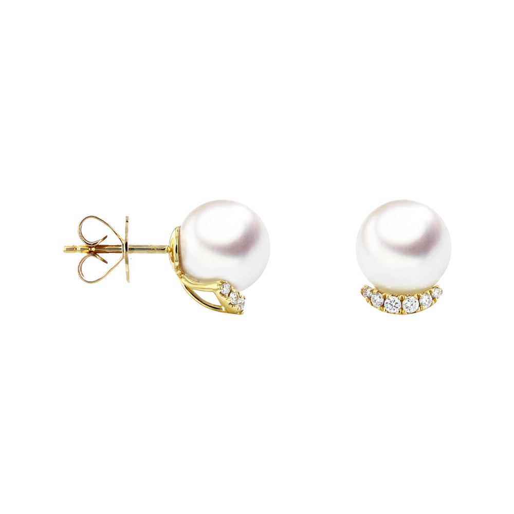 Brogle Classic Akoya pearl stud earrings Brogle Classic Akoya pearl stud earrings
