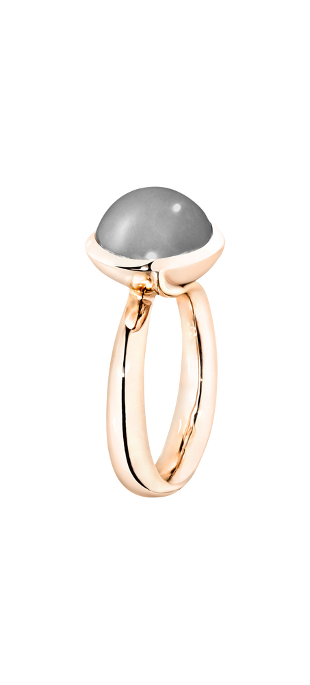 Tamara Comolli Bouton Grauer Mondstein L Ring Tamara Comolli Bouton Grauer Mondstein L Ring