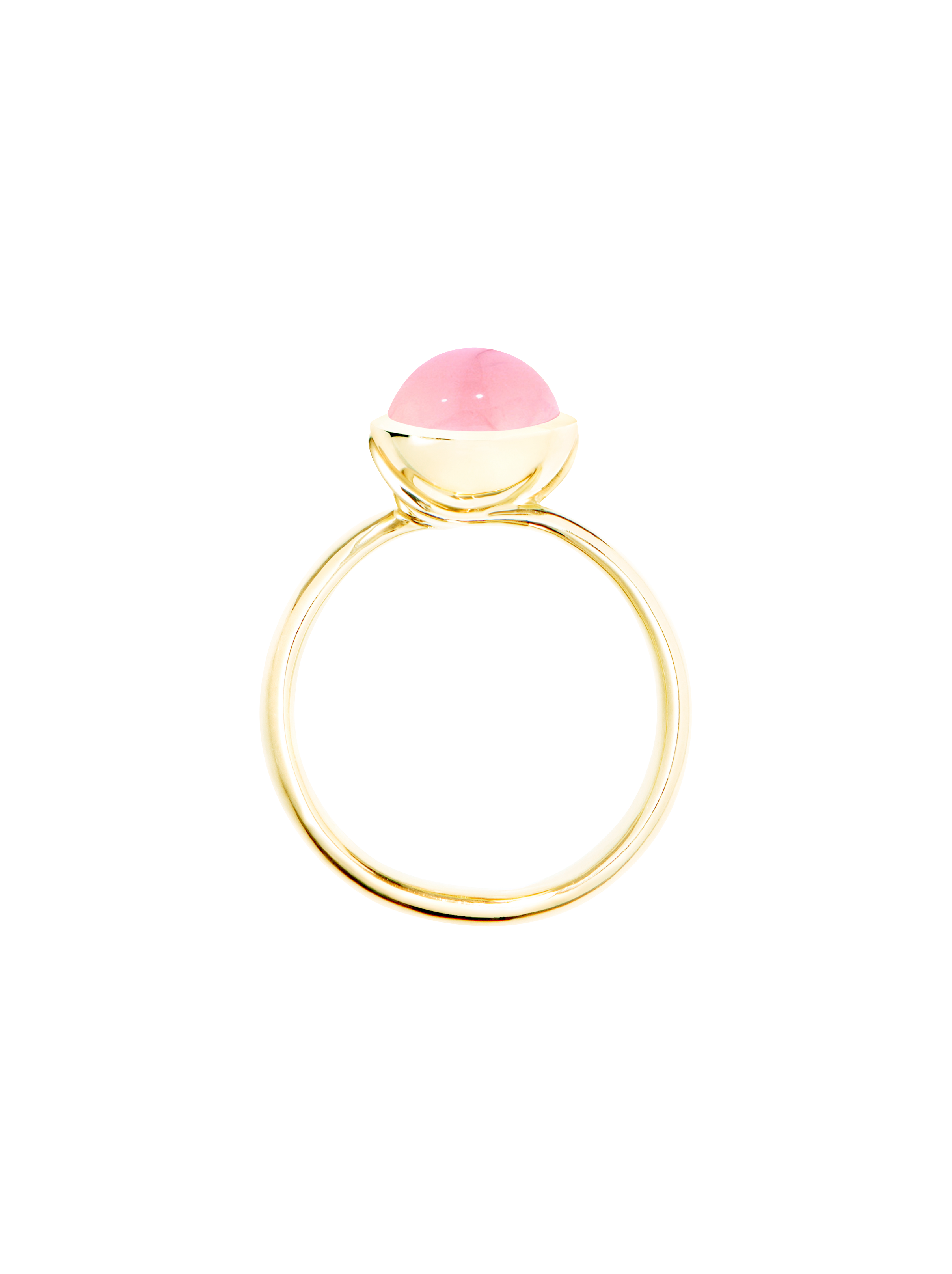 Tamara Comolli Bouton pinkfarbener Chalcedon S Ring Tamara Comolli Bouton pinkfarbener Chalcedon S Ring