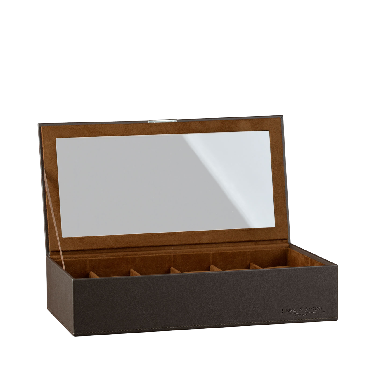Heisse & Söhne Stapelbares Schmuckkästchen Mirage XL - Oberteil: Uhrenbox für 12 Uhren Heisse & Söhne Stapelbares Schmuckkästchen Mirage XL - Oberteil: Uhrenbox für 12 Uhren