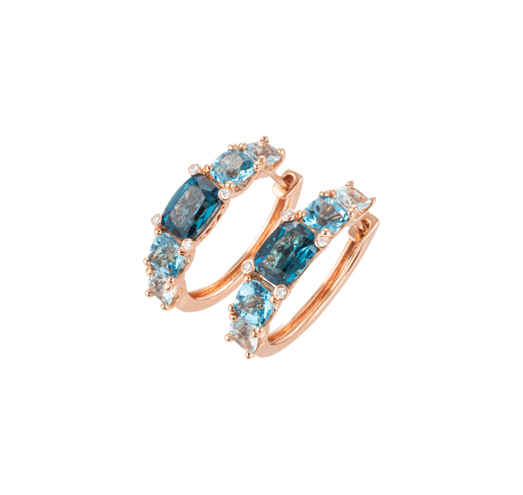 Ponte Vecchio Gioielli Iris hoop earrings