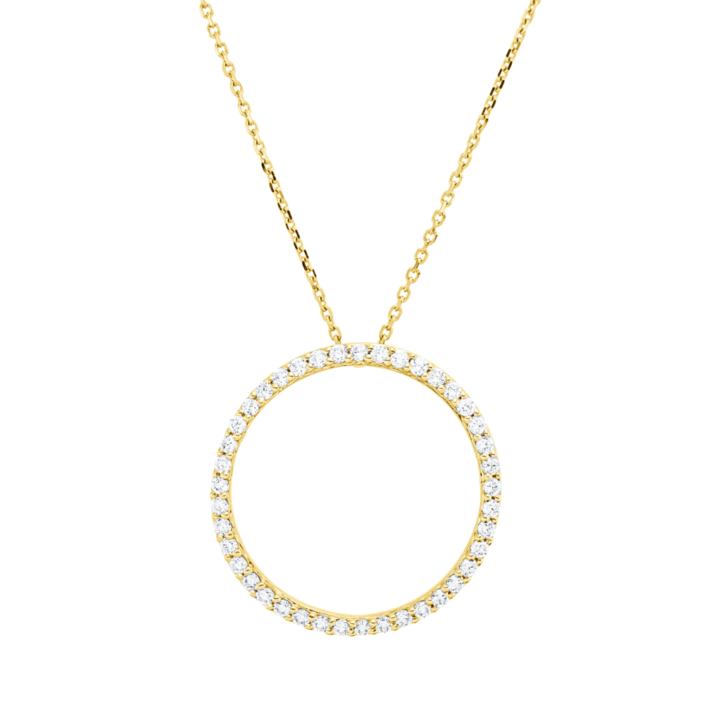 Brogle Classic necklace with diamond pendant Brogle Classic necklace with diamond pendant
