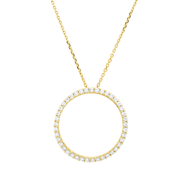 Brogle Classic necklace with diamond pendant Brogle Classic necklace with diamond pendant