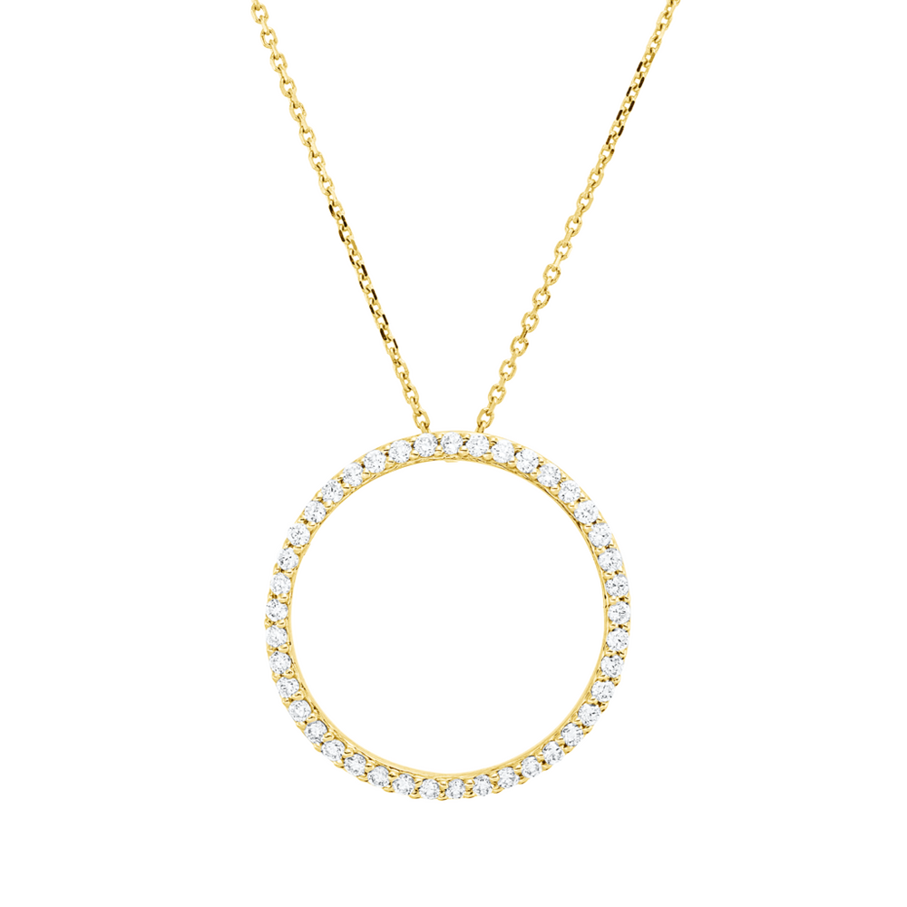 Brogle Classic necklace with diamond pendant Brogle Classic necklace with diamond pendant