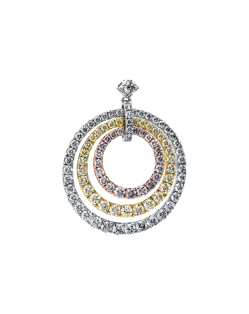 Brogle Selection bicolor diamond pendant Brogle Selection bicolor diamond pendant