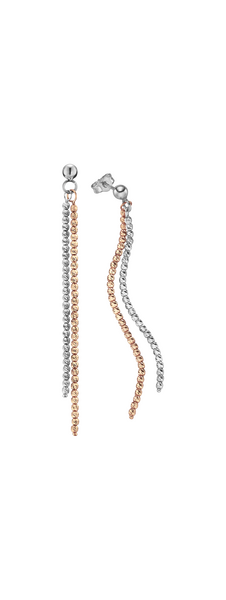 Brogle Classic Bicolor Gold Earrings Beads Brogle Classic Bicolor Gold Earrings Beads