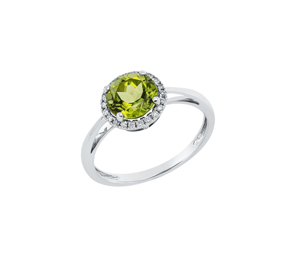 Brogle Classic peridot ring